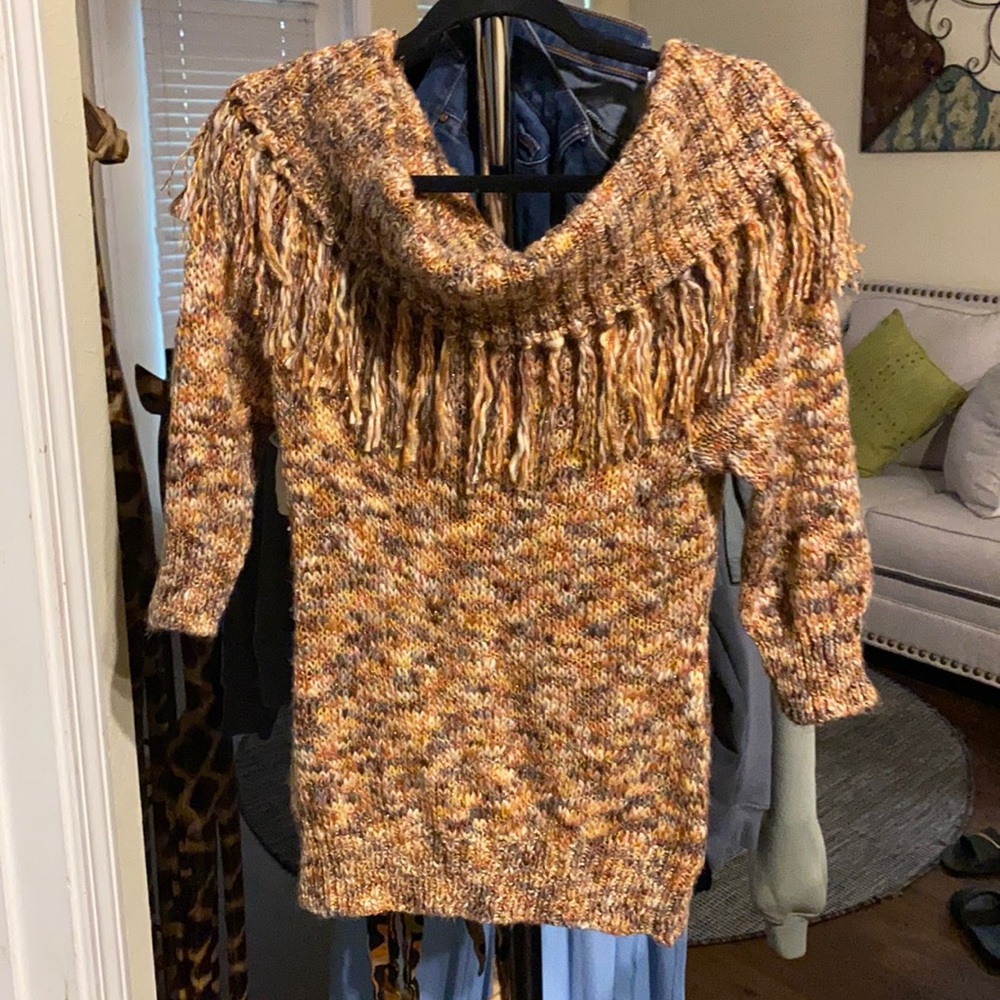 Off the shoulder sweater